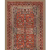 روفرشی کشدار ۹ متری طرح گلیم سنتی