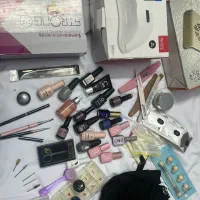 وسایل کاشت ناخن در حد نو|آرایشی، بهداشتی، درمانی|یزد, |دیوار