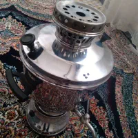 سماور گازی برنجی ۶ لیتری