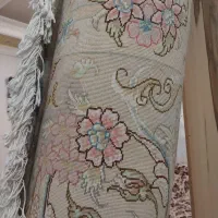 سه تخته فرش دستباف گل ابریشم شش متری رج چهل خطیبی|فرش|ارومیه, |دیوار