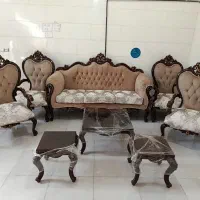 مبل سلطنتی کلاسیک مدل افسون 7نفره با جلو مبلی