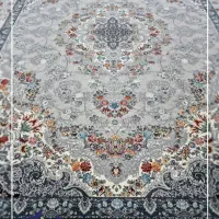 فرش کلکسیونی ۷۰۰ شانه واقعی  رنگ دودی و فیلی|فرش|شفت, |دیوار