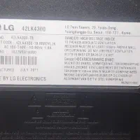 تلویزیون ال سی دی ۴۲ اینچ ال جی|تلویزیون و پروژکتور|مشکیندشت, |دیوار