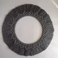 قاب آینه مکرومه|آینه|شیراز, درکی|دیوار