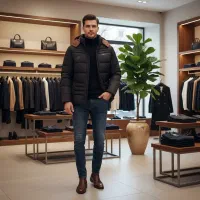 پالتو کشمیر کلاه دار مردانه|لباس|مشهد, گلشور|دیوار