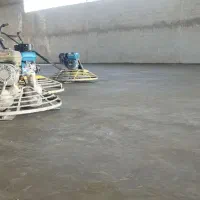 اجرای بتن ریزی کف با ماله برقی