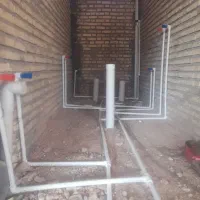 تاسیسات ساختمانی) (لوله کشی آب وفاضلاب)|خدمات پیشه و مهارت|ایذه, |دیوار