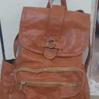 کیف کوله پشتی  دخترانه چرم اصل