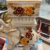 فیلهای خارجی دکوری اصل وتنگ نیزه گل برجسته|صنایع دستی و سایر لوازم تزئینی|تبریز, |دیوار