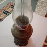 چراغ نفتی آبی سوز|کلکسیون اشیاء عتیقه|گنبد کاووس, |دیوار