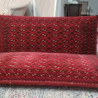 پشتی ترکمن دستباف|پشتی|همدان, |دیوار