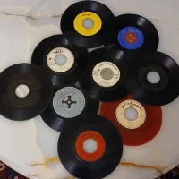 صفحهای  کوچک گرامافون ۹ عدد یکجا فروشی|فیلم و موسیقی|تهران, بریانک|دیوار