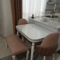 میز نهارخوری لاکپشتی پایه خراطی|میز و صندلی غذاخوری|تهران, شهرک ولیعصر جنوبی|دیوار