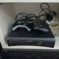 Xbox 360 elite 180 گیگ دو دسته