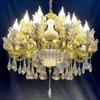 تولیدکننده لوستر برنزی شیک و بادوام/ق.یمت کارخانه|لوستر و چراغ آویز|اردبیل, |دیوار