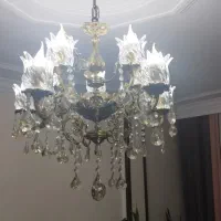 لوستر 5شاخه 10شعله برنجی