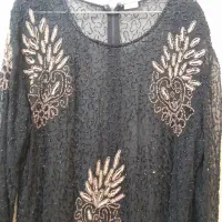 بلوز ملیله دوزی مجلسی  و کت و دامن