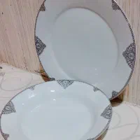 تلفن رومیزی .ظروف چینی نو