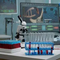 کاربر میکروب شناسی آزمایشگاه