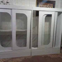 دو عدد ویترین مغازه