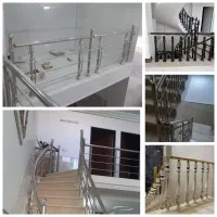 نرده.استیل.آلمنیوم.پلیمر.پنجره دوجدارهpvcسکوریت|مصالح و تجهیزات ساختمان|قم, کلهری|دیوار