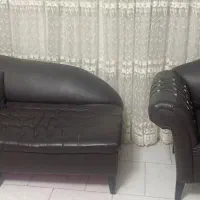 مبلمان راحتی چرم