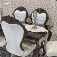 مبل ۷نفره با نهارخوری ۶نفره درحدنو و جهیزیه باکاور|مبلمان خانگی و میز عسلی|تهران, جوانمردان (اندیشه)|دیوار