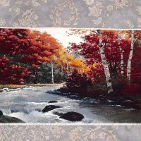 تابلو فرش منظره