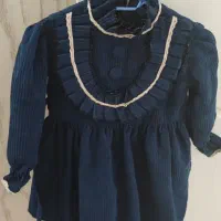 پیراهن مخمل کبریتی سایز۴۰مناسب یک سالو نیم تا۳سال|کفش و لباس بچه|مشهد, آبکوه|دیوار