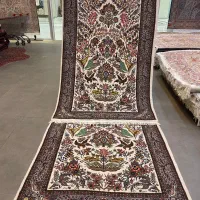فرش دستباف (بساک)تک ۳/۵ متری شکارگاه|فرش|مشکین‌دشت, |دیوار