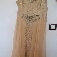 لباس مجلسی رنگ نباتی