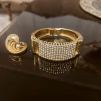 دستبند و انگشتر طلا ۲ درصد بالای تابلو