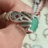 انگشتر دست ساز زمرد پنجشیر کلکسیونی افغان|جواهرات|ورامین, ورامین|دیوار