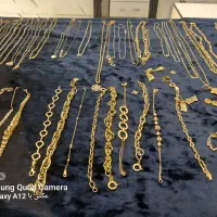 فروش فوری طلای تضمینی ۱و۲و۳درصدبدون اجرت ومالیات|جواهرات|خرمآباد, |دیوار