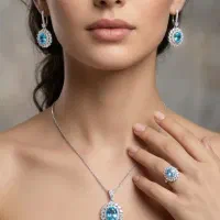 سرویس جواهر آبی ساچمه شمش