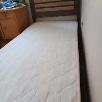 تخت ام دی اف یک نفره به همراه تشک