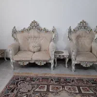 مبل سلطنتی ۷نفره|مبلمان خانگی و میز عسلی|نورآباد, |دیوار