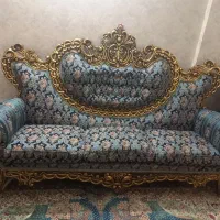 مبل کلاسیک فیروزه ای آبی