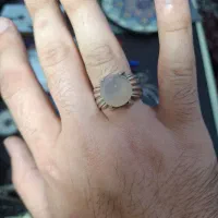 انگشتر دستساز با نگین عقیق یمنی|جواهرات|اردبیل, |دیوار