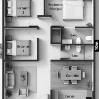 طراحی پلان،رندر سه‌بعدی و نگارش پایان‌نامه معماری