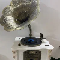 گرامافون مبله شیپور فلزی برند لاکچری|سیستم صوتی خانگی|آمل, |دیوار