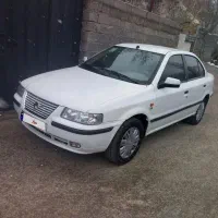 سمند سفید کارمندی سالم