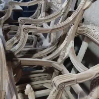 کلاف مبل خام کاجی پاپیونی