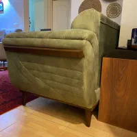 کاناپه سه نفره در حد نو|مبلمان خانگی و میز عسلی|کرج, فاز ۳ مهرشهر|دیوار
