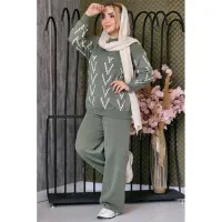 ست بافت پاییزی مستقیم از تولیدی