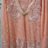 بلوز زنانه  گیپور نو و سالم فری سایز