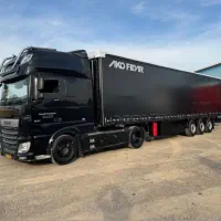 تریلی چادری ترانزیت سه محور