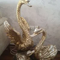 میز تلفن قو ،طلایی