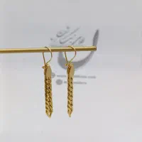گوشوار کارتیه حصیری طلای زرد 18 عیار|جواهرات|شیراز, ملاصدرا|دیوار