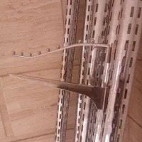 پایه رگال استوانه استیل بعلاوه شاخک ورگال تیله ای